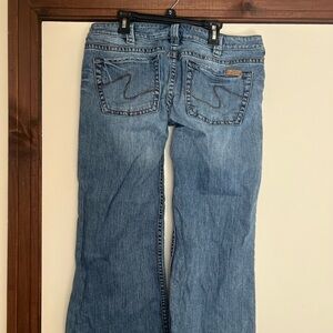 Silver Jeans Men's Flare Blue Denim Pants